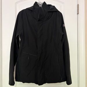 The North Face Black Hooded Raincoat Jacket